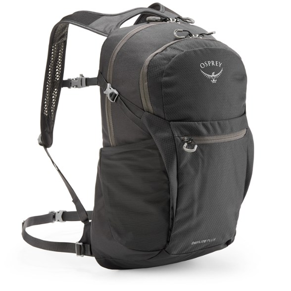 Osprey Daylite Plus backpack in use for travel, showcasing its durability and versatility