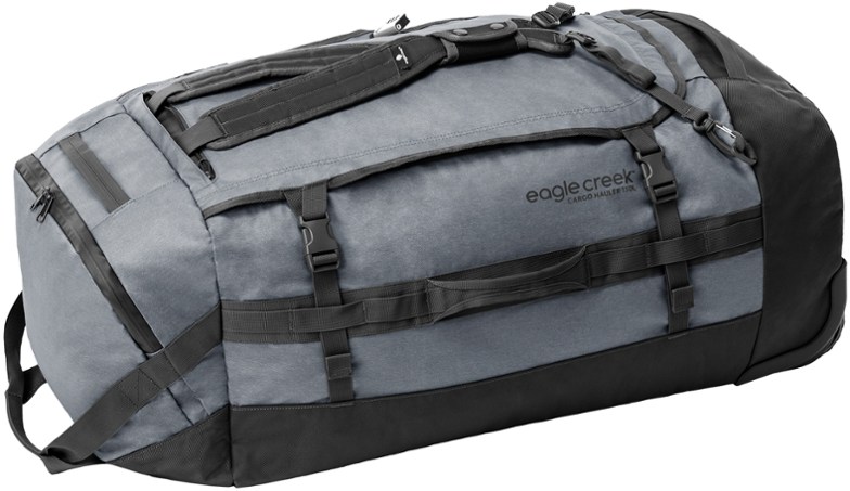 Eagle Creek CargoMaster 130L Wheeled Duffel in use at an airport