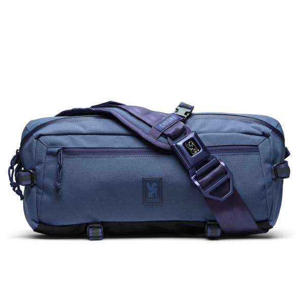 Urban Cadet Sling Bag in black, showcasing adjustable strap and tablet compartment.