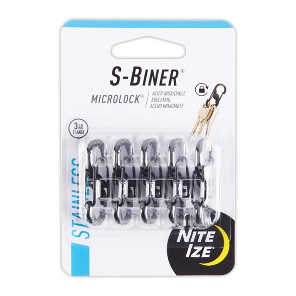 Nite Ize S-Biner MicroLock key organizer with twist lock mechanism