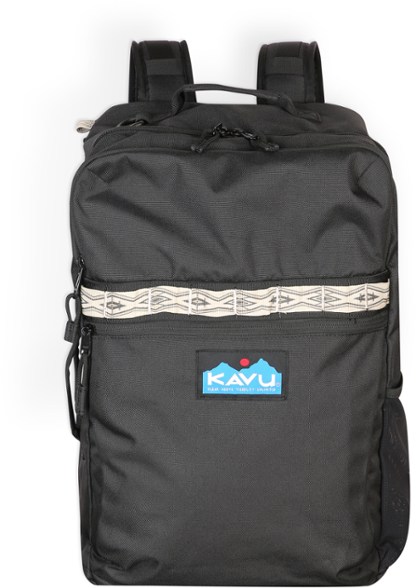 Hauler Hills Clamshell Travel Backpack - front view with open main compartment