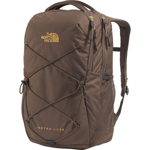 North Face Jester Luxe women's backpack with laptop sleeve and multiple pockets