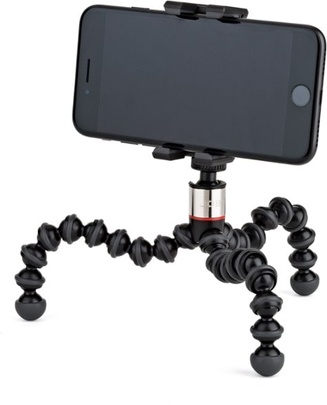 Joby GripTight ONE GP Stand wrapped around a railing for stable phone filming