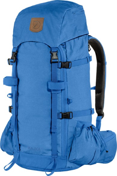 TrailFrame 35L shown from the front loaded with gear – ideal travel backpack for serious hikers
