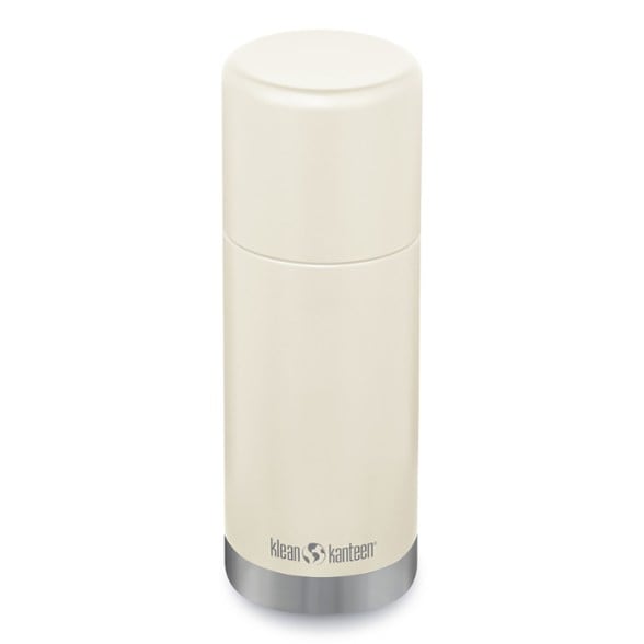 Klean Kanteen Pro Insulated Vacuum Bottle taken outdoors with fresh coffee
