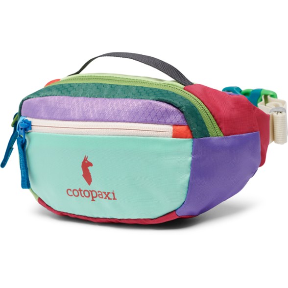 Kapai Del Dia hip pack showing vibrant colors and spacious design.