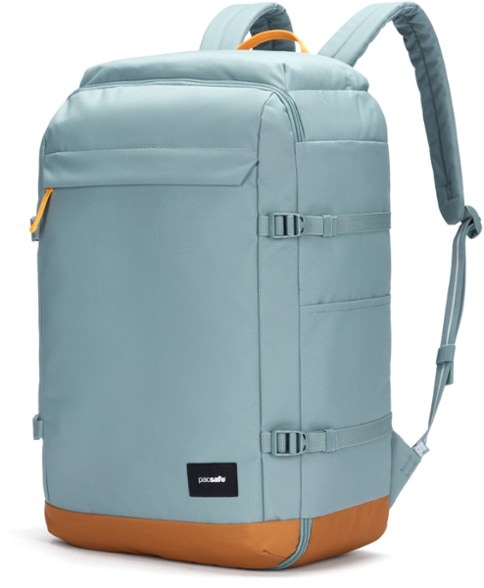 EcoFly 44L Carry-On Travel Backpack with RFID protection and recycled materials