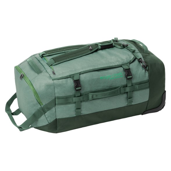 Eagle Creek Cargo Hauler wheeled duffel bag rolling through airport terminal
