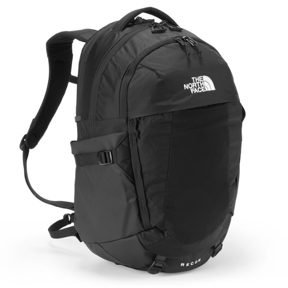 The North Face Recon women's travel backpack with laptop compartment and USB charging