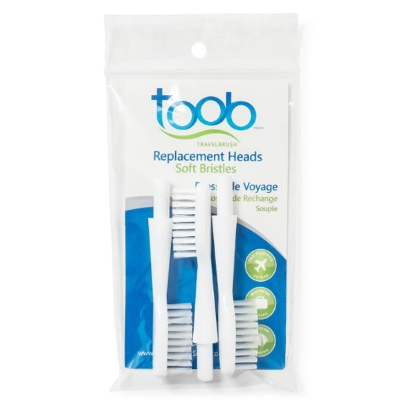 Toob toothbrush replacement heads pack of 3