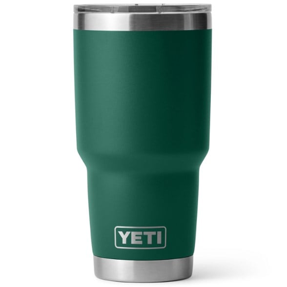 YETI Rambler 30 oz insulated tumbler with MagSlider lid on car dashboard for commuting