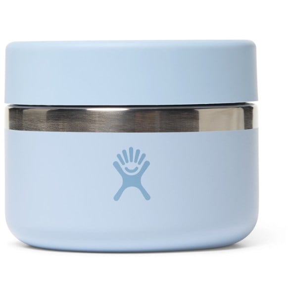 Hydro Flask 12 oz insulated food jar with a wide-mouth opening and soft-grip lid.