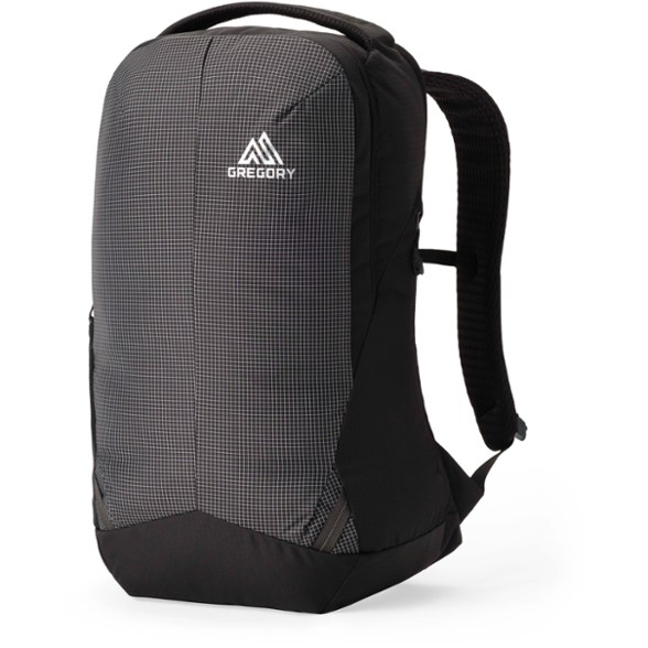 Eco-Explorer travel backpack front view showcasing durable materials and organization features.