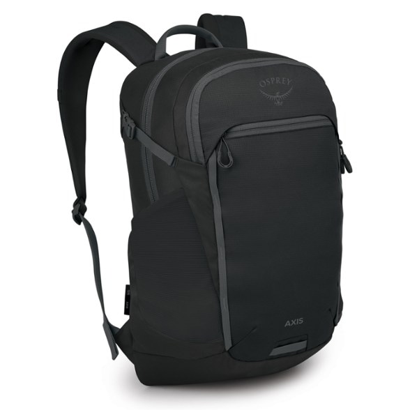 Osprey Streamline Backpack front view with water bottle pockets