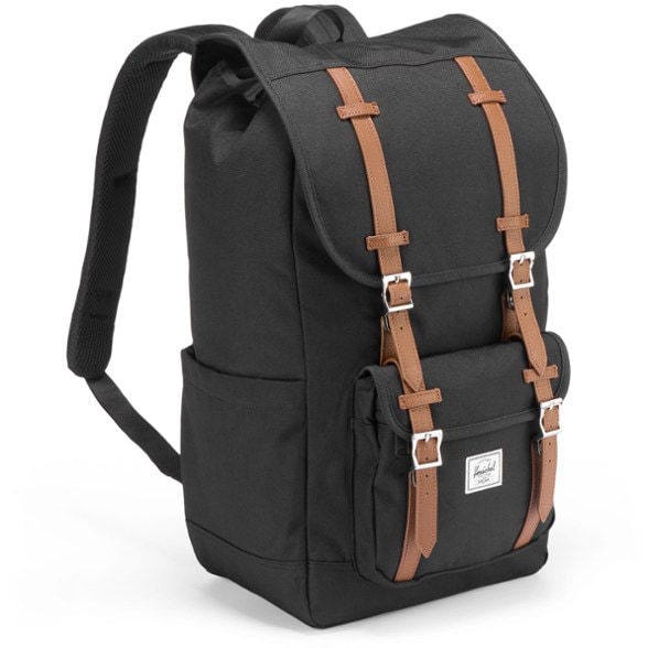Herschel Supply Co Little America pack with laptop compartment and eco-friendly materials