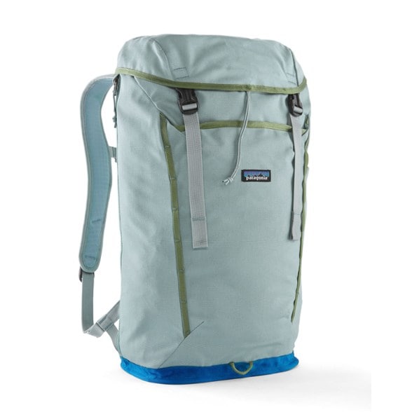 Eco-Friendly Travel Backpack showcasing the top-loading design and pockets.