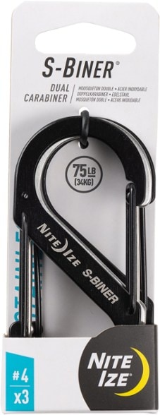 Tactix Stainless Steel Dual Carabiners in use for camping