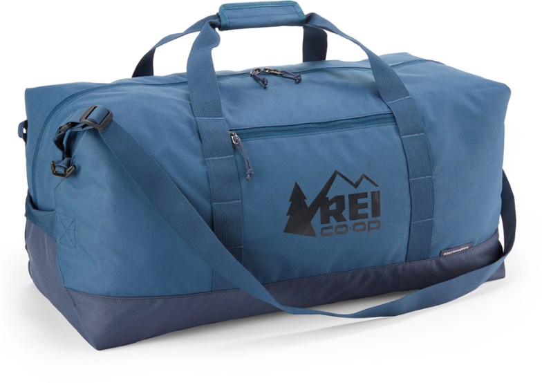 TrailBlazer 60L travel duffel bag with detachable shoulder strap, perfect for quick getaways.