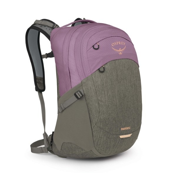 Front angle of the MetroFlex 26 laptop backpack showcasing its ergonomic straps and minimal profile