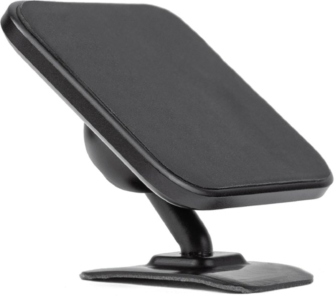 Magnetic car phone holder showcasing secure mount on dashboard view.