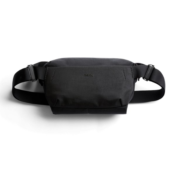 AdventureSling Pro - Water-Resistant 6L Sling Bag, front view with open main compartment