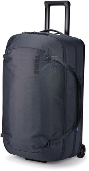Thule Subterra 2 Wheeled Duffel showcasing the spacious interior and fold-flat divider