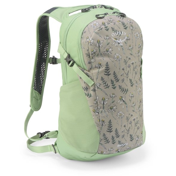 Eco Traveler Pack angled view showcasing the laptop compartment and organizational pockets.