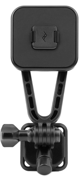 Close-up of the Peak Design Creator Kit locking phone mount with adapters for versatile filming.