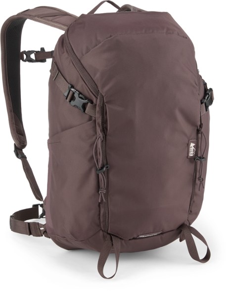 Eco-Friendly Ruckpack 18 from the front, showcasing its sleek design and color options.
