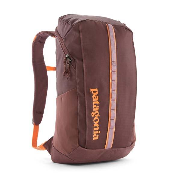 Front view of Patagonia Black Hole Pack showing laptop compartment and daisy chain lashing points