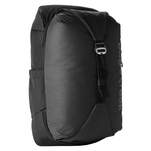 TravelMax 55L Expandable Backpack - front view with multiple pockets