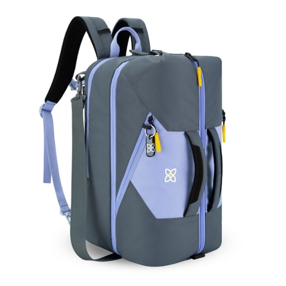 Safeguard TravelPro anti-theft women's backpack in use, showcasing its expandable feature