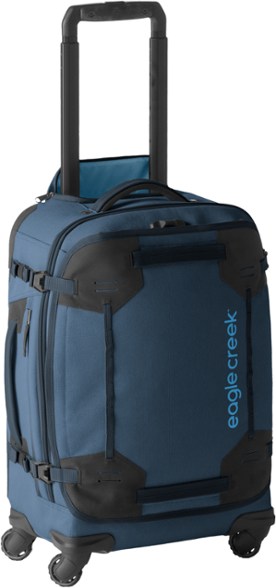 Rolling suitcase with laptop compartment and expandable capacity