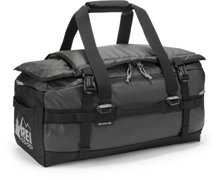 AdventureReady 40L Travel Duffel displaying its waterproof features and durable materials.