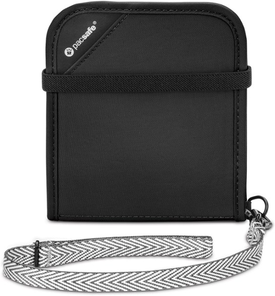 SafeTravel RFID Blocking Bi-Fold Wallet with detachable wrist strap