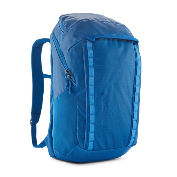 Front view of the Eco-Friendly 32L travel backpack showcasing its spacious main compartment.
