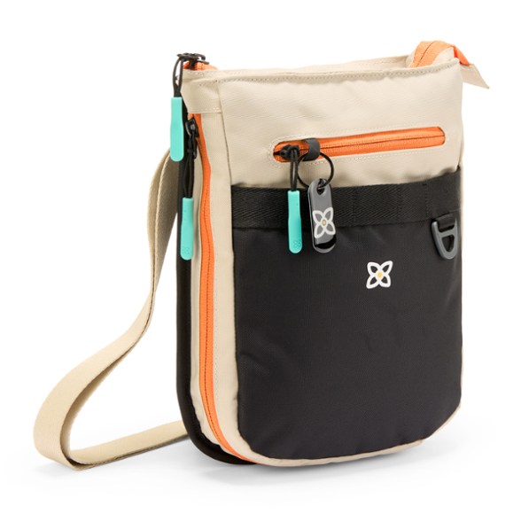 Close-up of Lima women's travel shoulder bag with RFID blocking feature