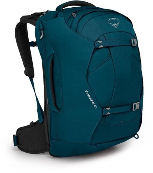 Osprey Fairview 40 women's travel backpack with open main compartment and organized interior