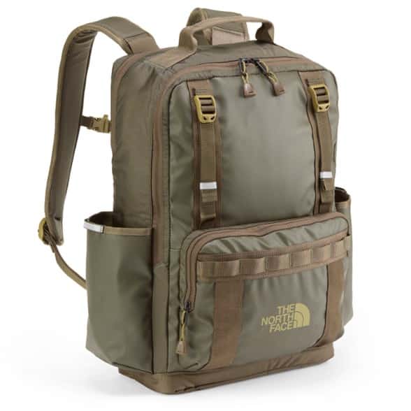 Front view of the Exploratory Adventure Day Pack showing its durable fabric and padded back.